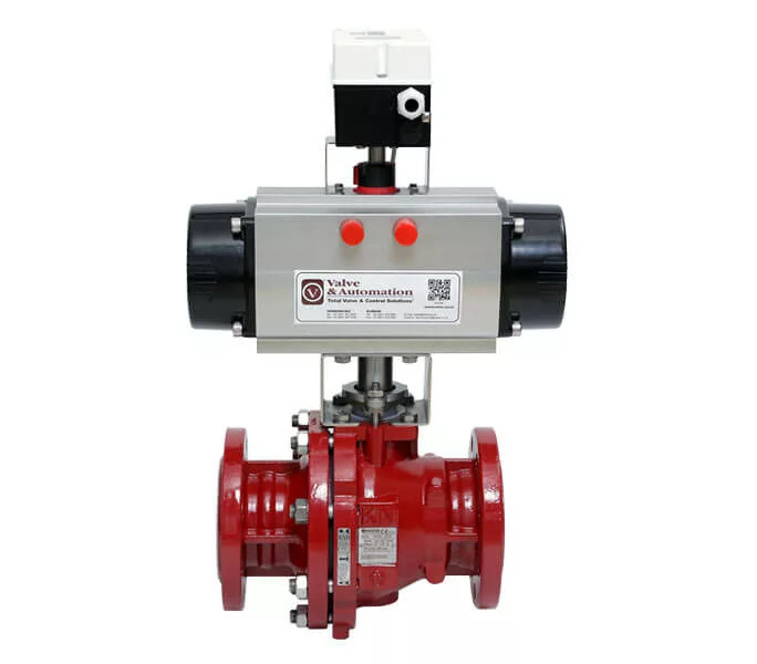 Richter KN valve with pneumatic actuator for automated chemical isolation & control