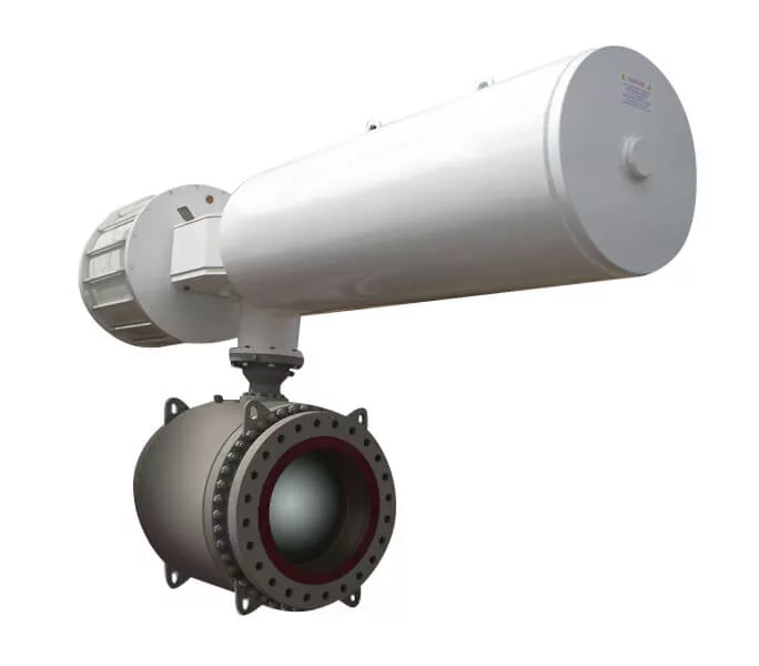 Pibiviesse trunnion mounted ball valve actuated edit