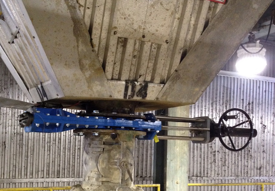 Stafsjö Knife Gate for Fly Ash